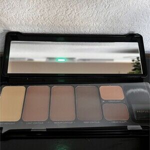 Profusion Cosmetics 6 Shade Contour Palette and Brush Kit- bronzer- makeup kit